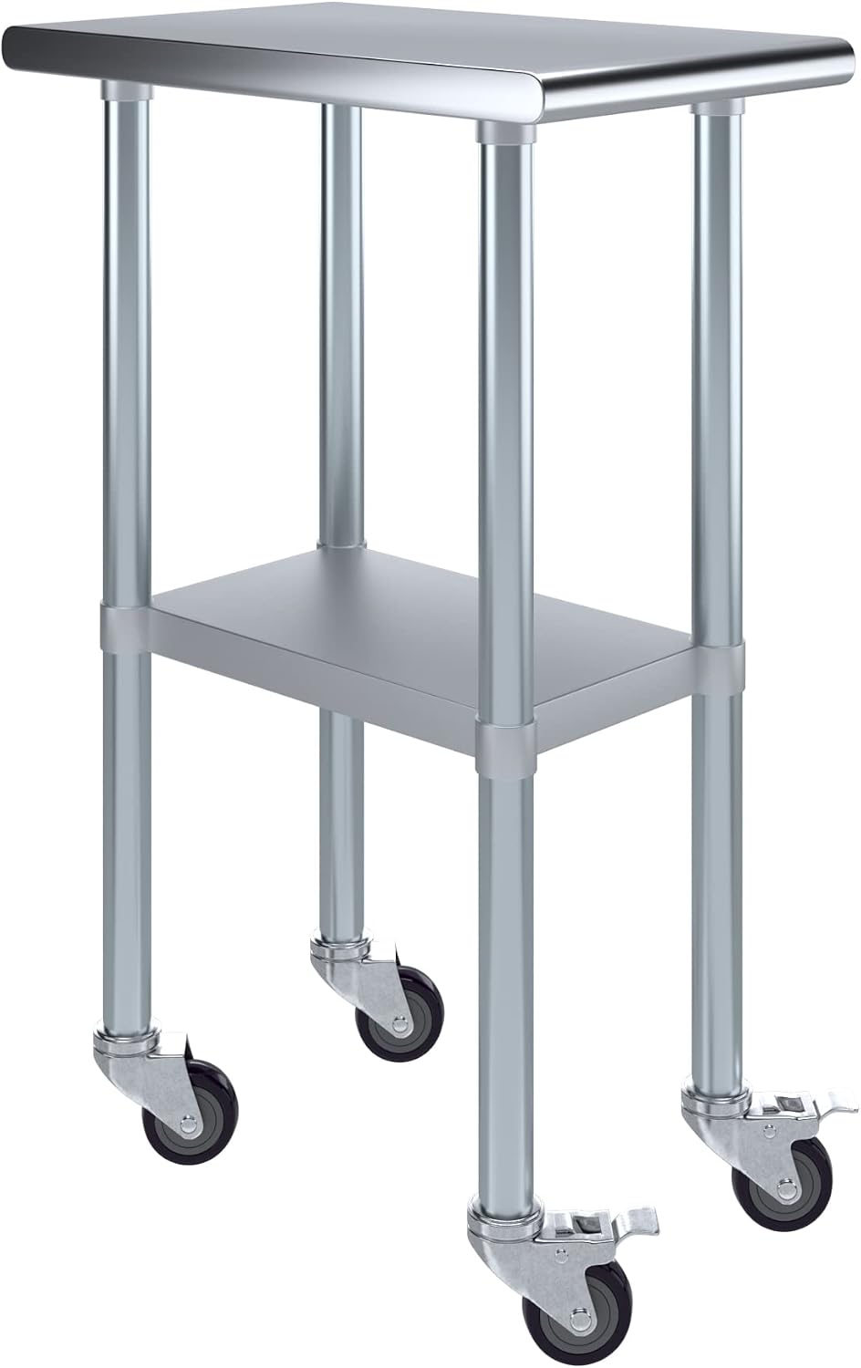 Commercial Kitchen Prep Table With Storage - Mesa de trabajo de acero inoxidable