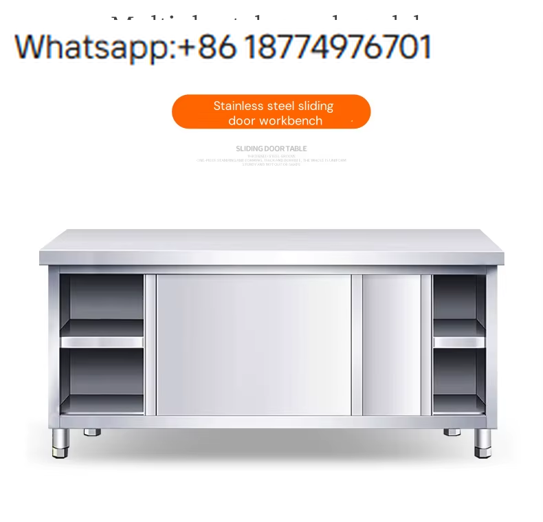 Commercial Kitchen Prep Table With Storage - Mesa de Trabajo de Acero Inoxidable,