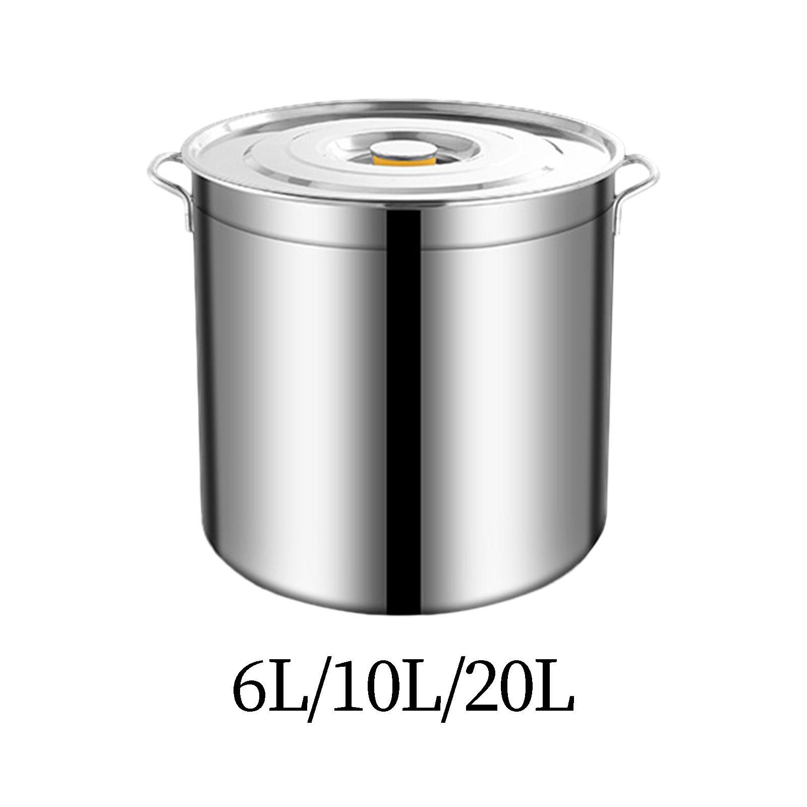 Soup Kettle Warmer - Olla de inducción de acero inoxidable,