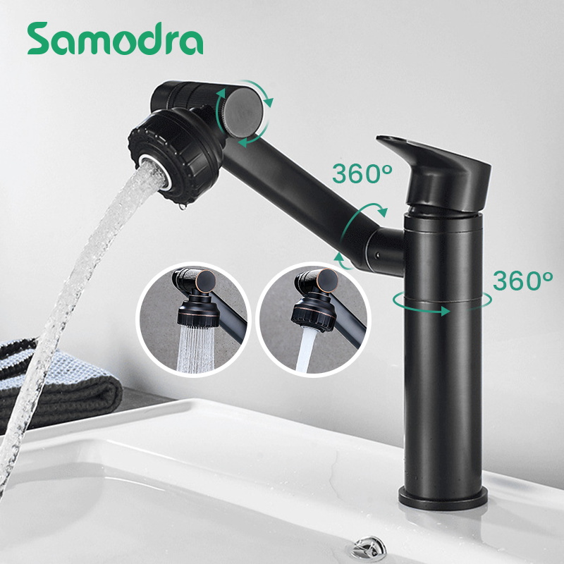 Commercial Kitchen Mixer Tap - Grifo de lavabo de 1080 grados,