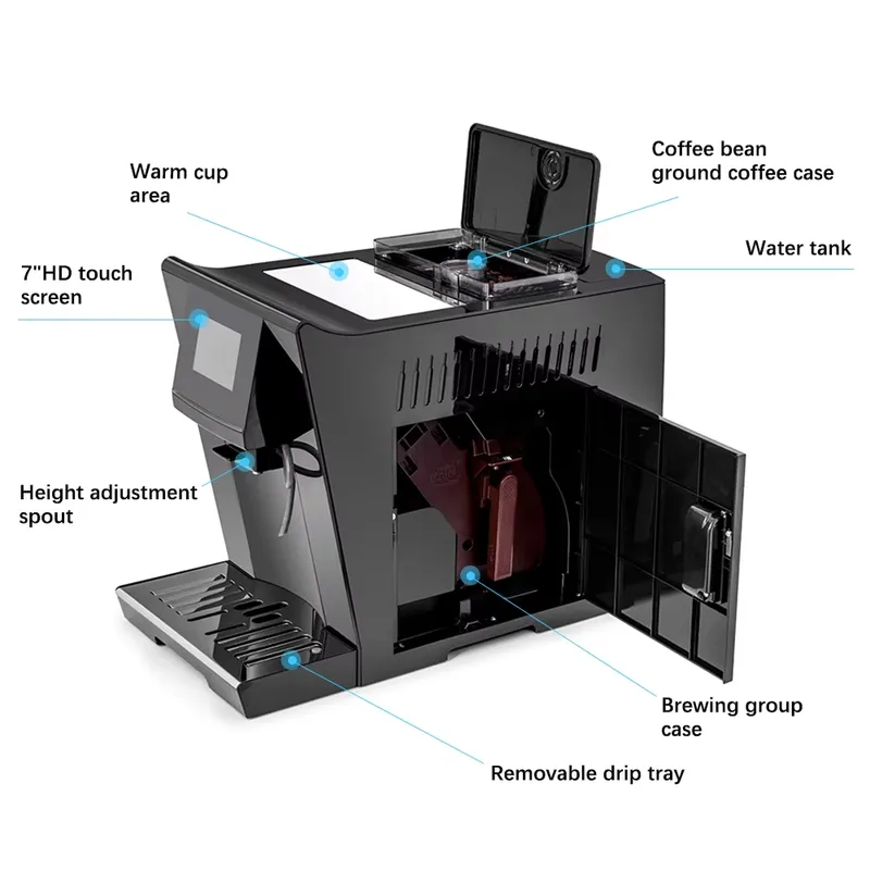 Máquina de café espresso comer - Commercial Espresso Machine reseña y precio