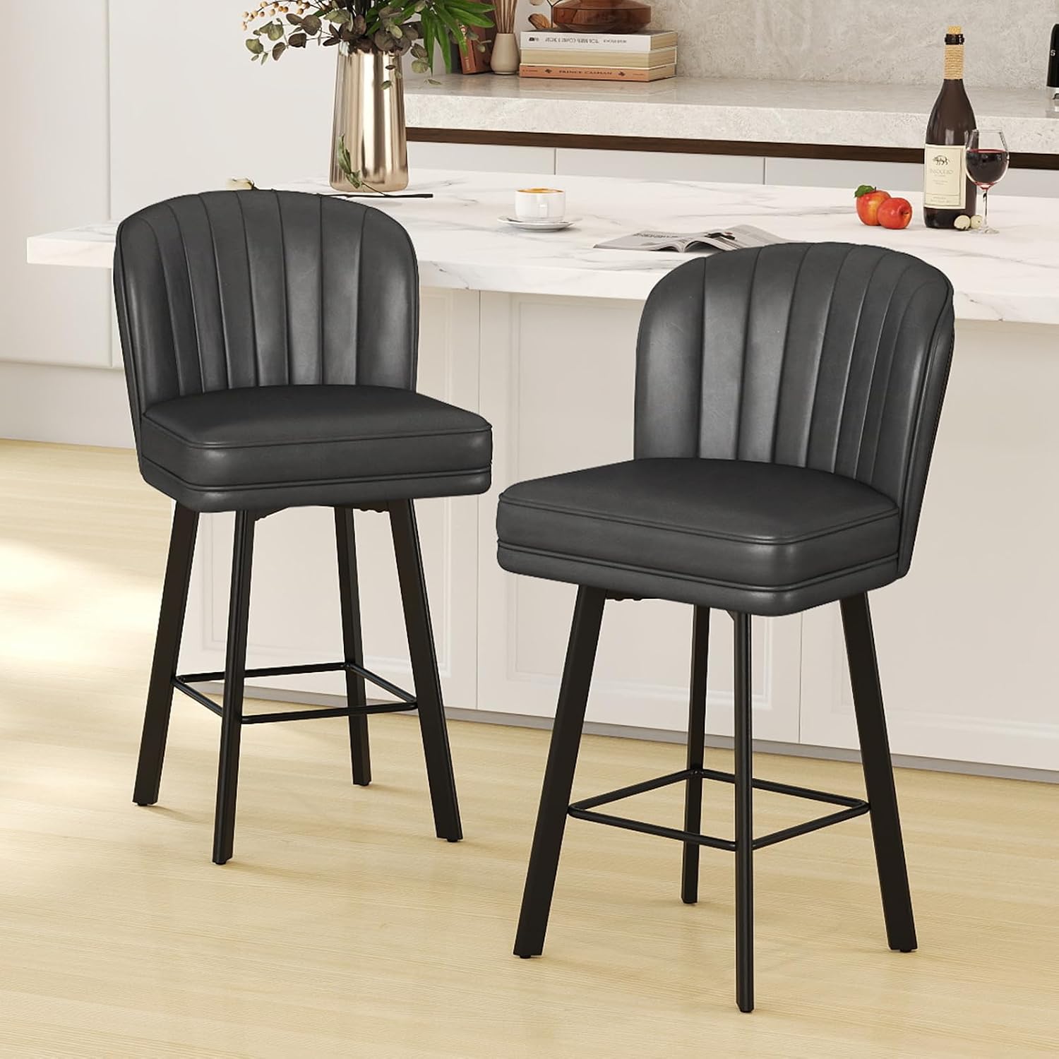Juego de 2 taburetes de bar mo - Commercial Kitchen Counter reseña y precio