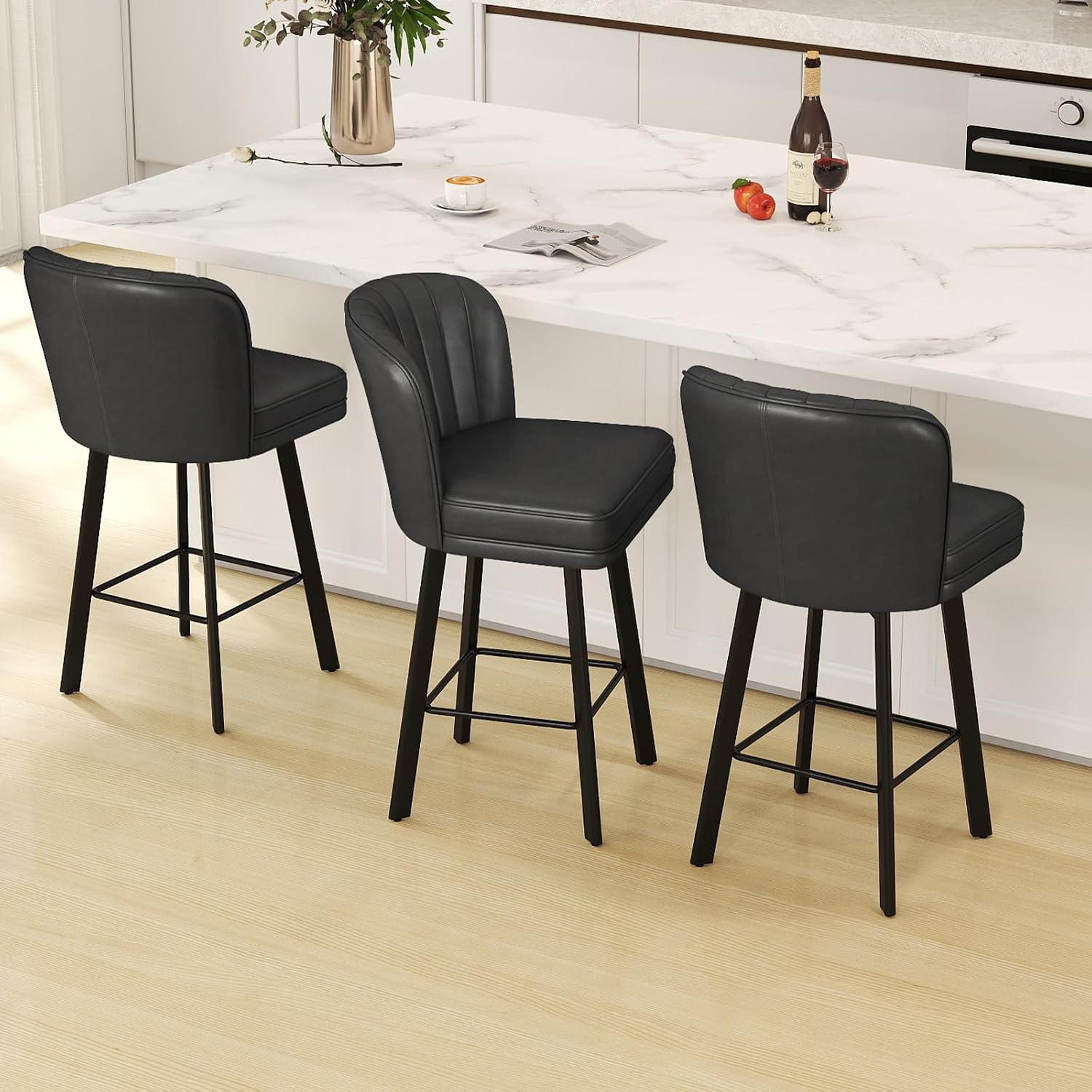 Juego de 2 taburetes de bar mo - Commercial Kitchen Counter reseña y precio