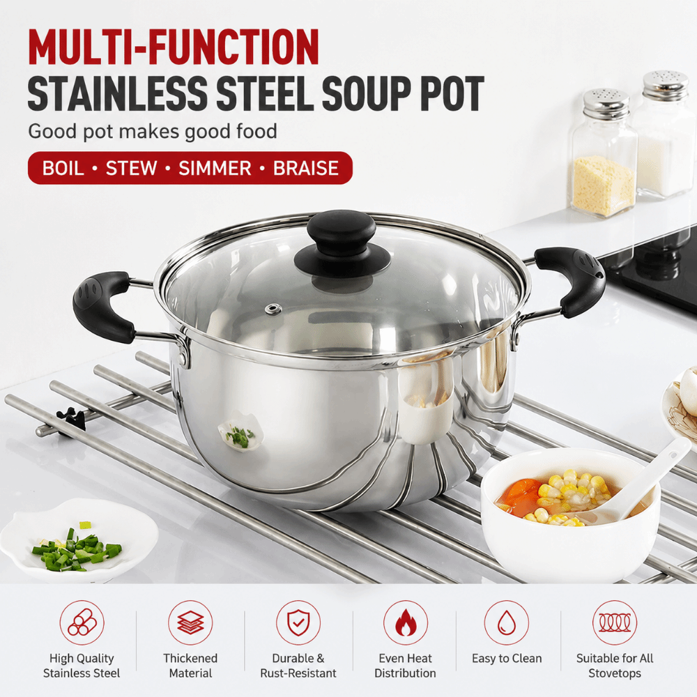 Olla de Acero Inoxidable, Olla - Soup Kettle Warmer reseña y precio