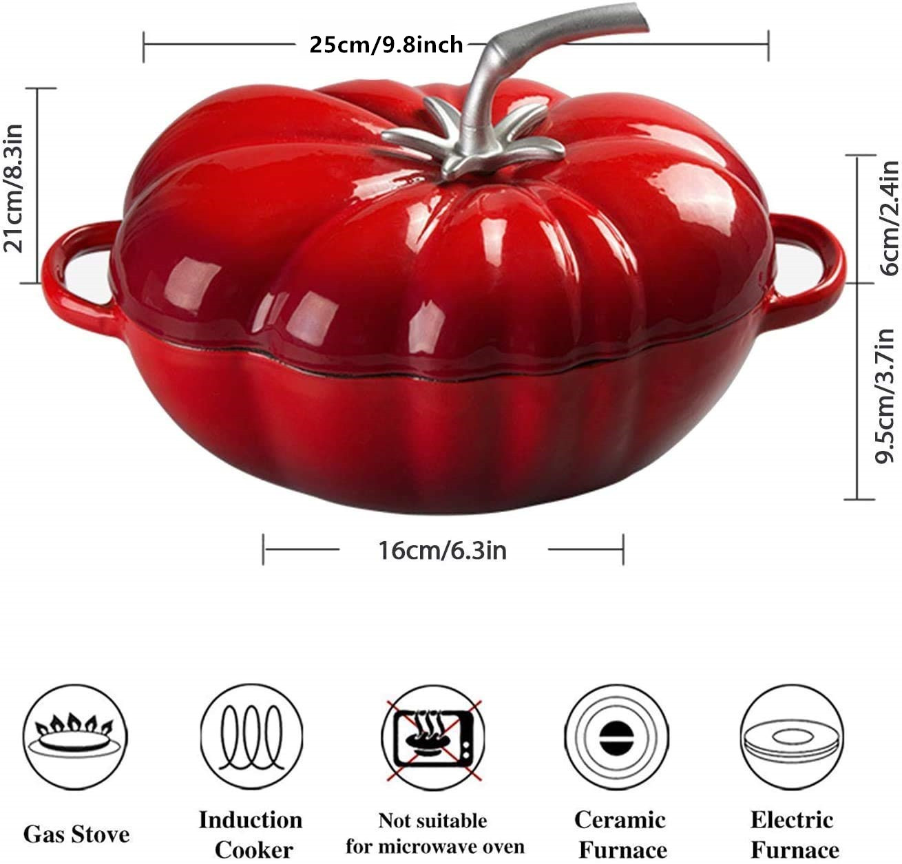 Horno Holandés de hierro fundi - Soup Kettle Warmer reseña y precio