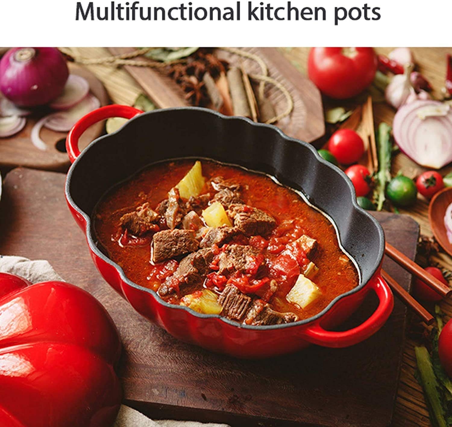 Horno Holandés de hierro fundi - Soup Kettle Warmer reseña y precio