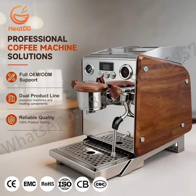 Cafetera Eléctrica Semiautomát - Commercial Espresso Machine reseña y precio