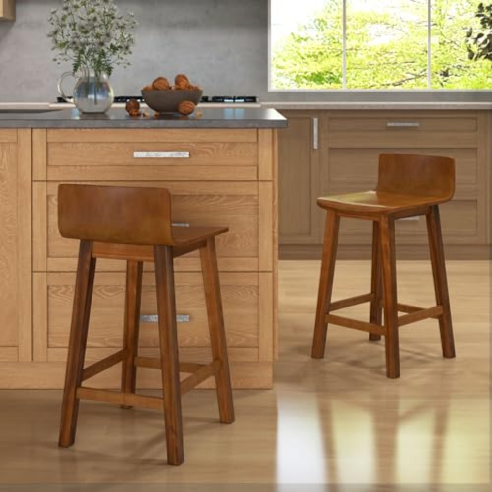Juego de 2 Taburetes de Bar de - Commercial Kitchen Counter reseña y precio