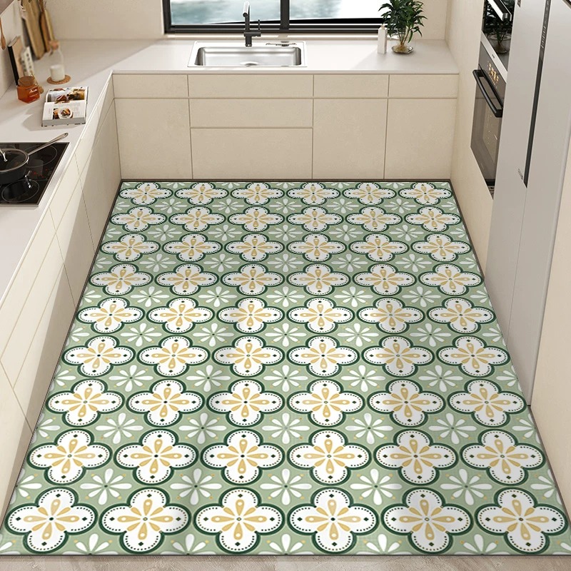 Alfombra de Cocina de PVC Impe - Commercial Kitchen Tile Flooring reseña y precio
