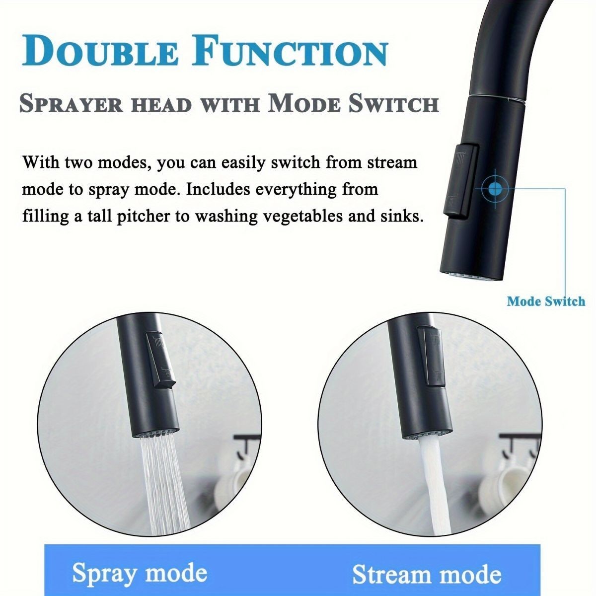 Grifo de Cocina Negro de Dos F - Commercial Kitchen Mixer Tap reseña y precio