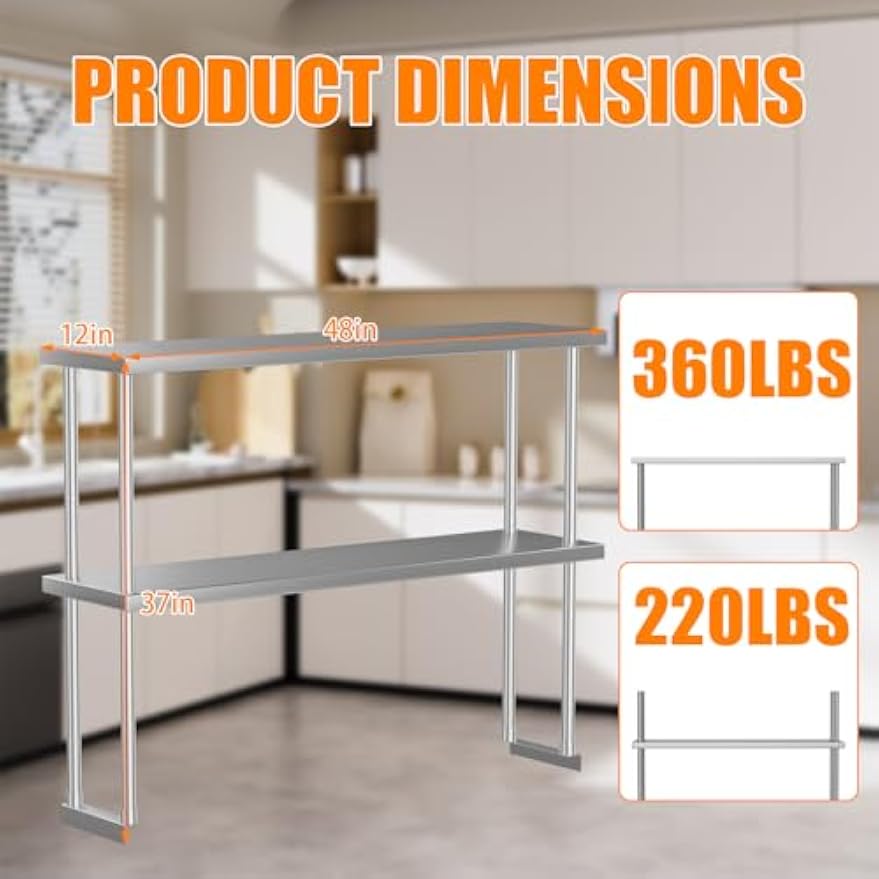 Estante de Almacenamiento Come - Commercial Kitchen Prep Table With Storage reseña y precio