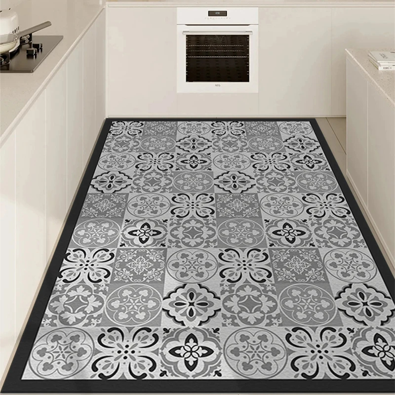 Alfombra de Piso con Patrón de - Commercial Kitchen Tile Flooring reseña y precio