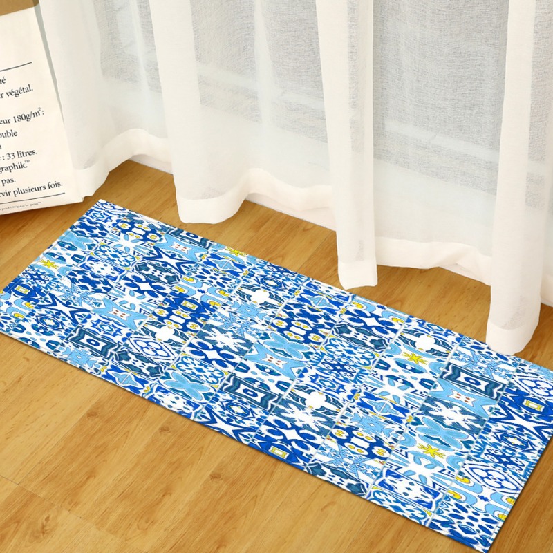 Alfombra Larga con Patrón de A - Commercial Kitchen Tile Flooring reseña y precio