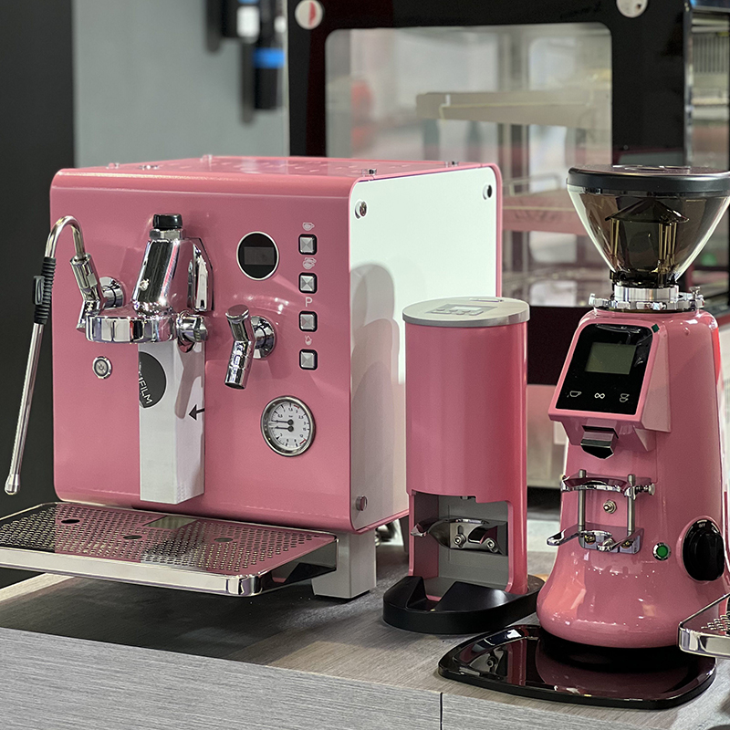 Cafetera Profesional Rosa Semi - Commercial Espresso Machine reseña y precio