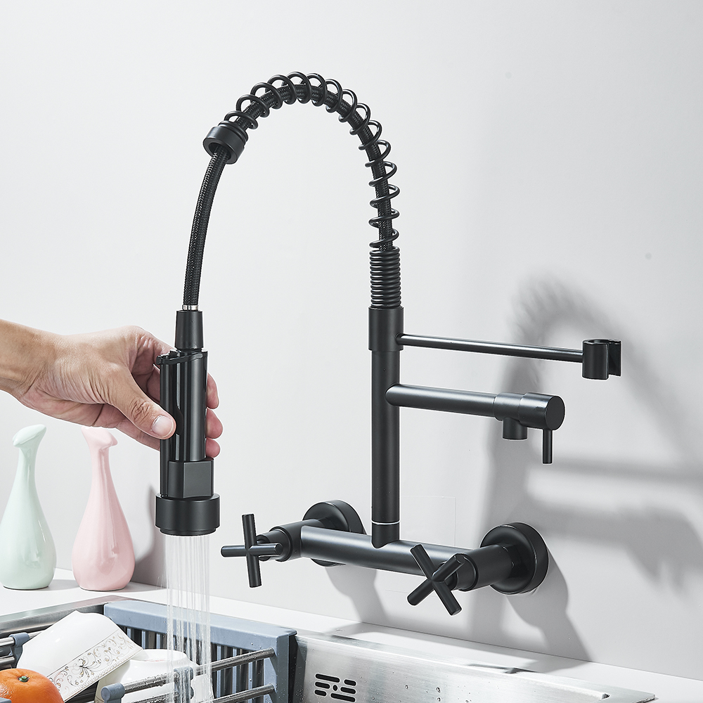 Grifo de cocina negro, rociado - Commercial Kitchen Mixer Tap reseña y precio